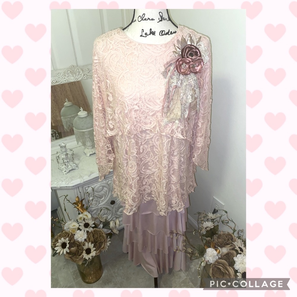 Light Pink Lace Tunic💖